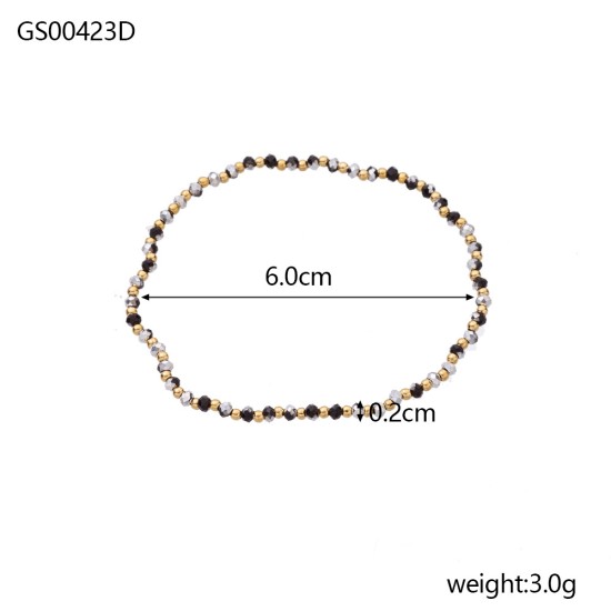 Commuter stainless steel bracelet