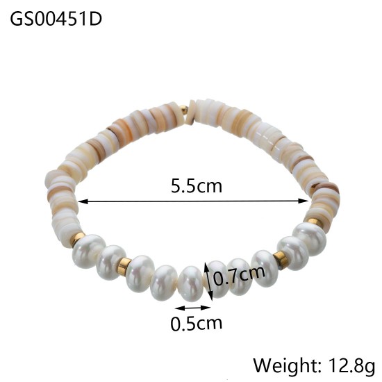 Turquoise stainless steel bracelet