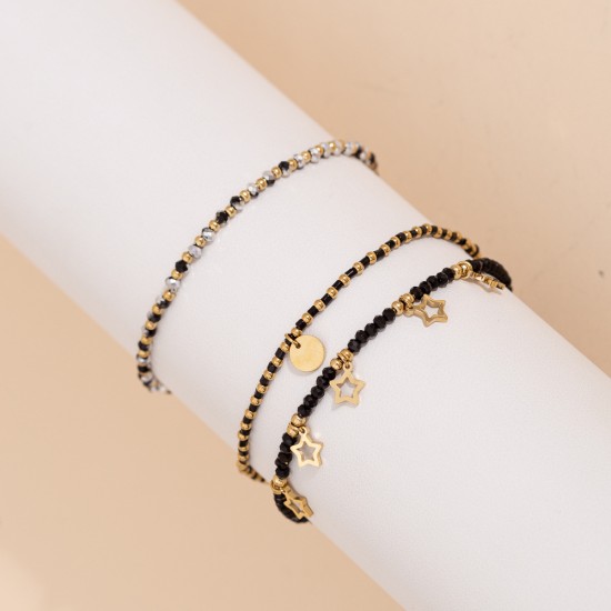 Commuter stainless steel bracelet