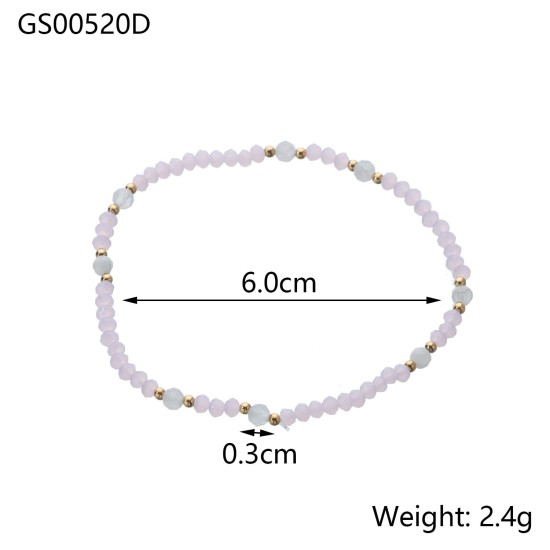 Natural stone bead bracelet