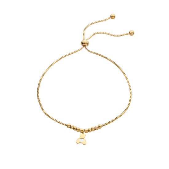 Beaded natural stone bracelet