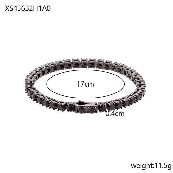 Stainless steel pendant bracelet