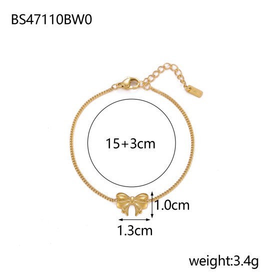 Butterfly stainless steel necklace