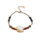 Natural stone bead bracelet