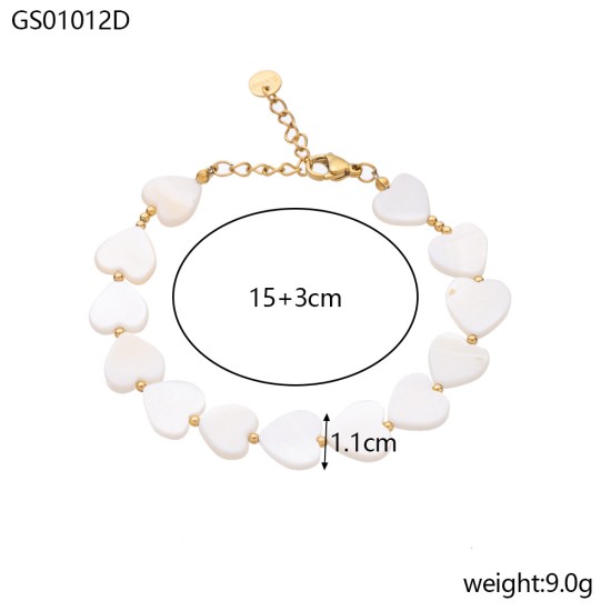 Natural stone bead bracelet