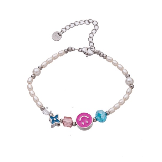 Colorful natural stone bracelet