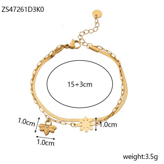 Love stainless steel bracelet