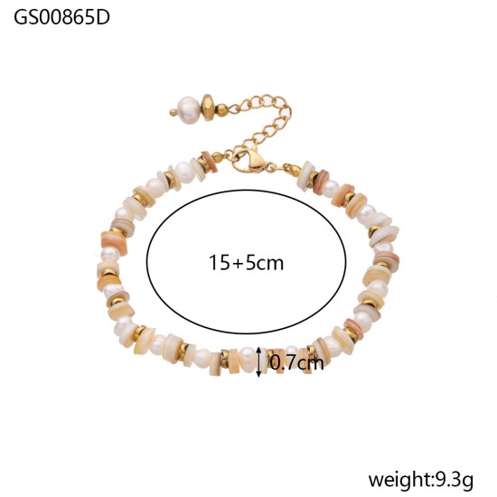 Natural stone bead bracelet