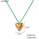 Love bow stainless steel necklace