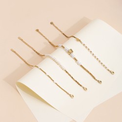 Natural Stone Bracelet Stainless Steel Bracelet