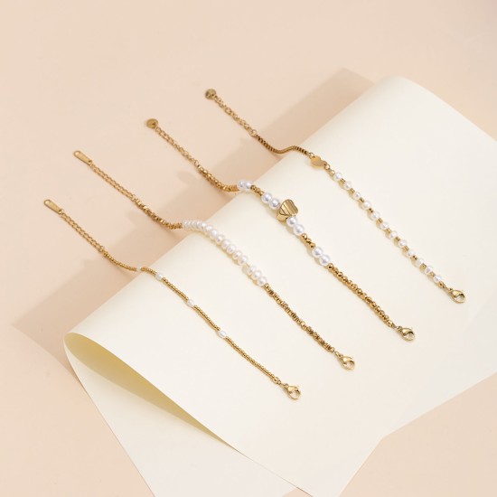 Natural Stone Bracelet Stainless Steel Bracelet