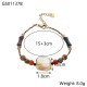 Natural stone bead bracelet