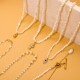 Pearl Natural Stone Stainless Steel Necklace