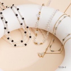 Natural stone series multi-color necklace bracelet