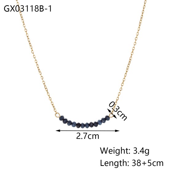 Natural Stone Series Multi Color Necklace