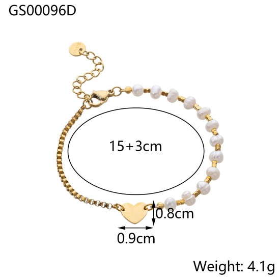 Natural Stone Bracelet Stainless Steel Bracelet