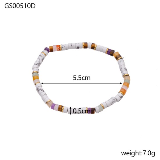 Natural stone bead bracelet