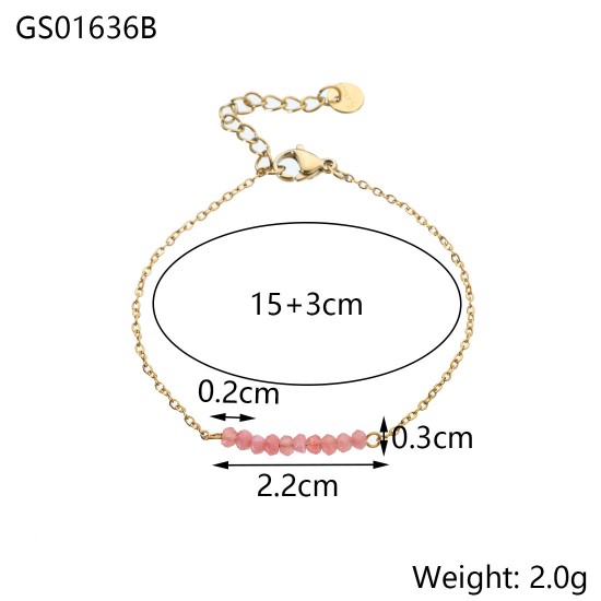 Natural Stone Series Multi Color Necklace