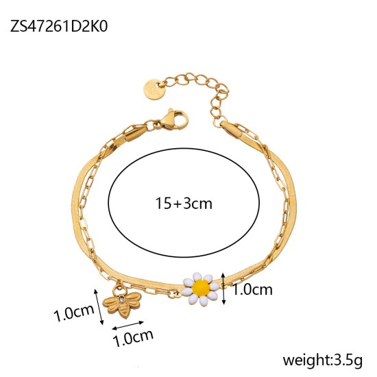 Love stainless steel bracelet