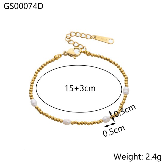 Natural Stone Bracelet Stainless Steel Bracelet