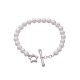 Pearl stainless steel bracelet
