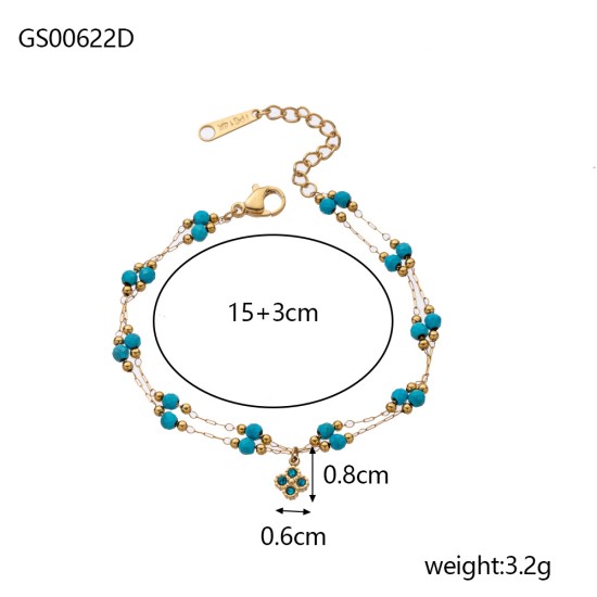 Xiaomi Pearl Stainless Steel Pendant Bracelet