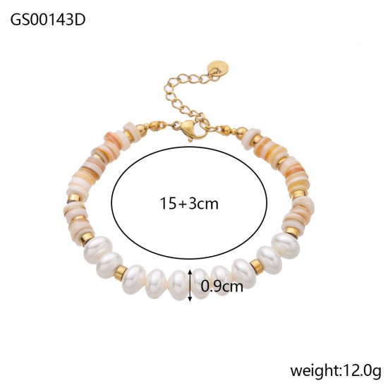 Natural stone bead bracelet