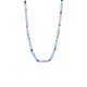 Beaded Stacked Sunflower Stainless Steel Necklace