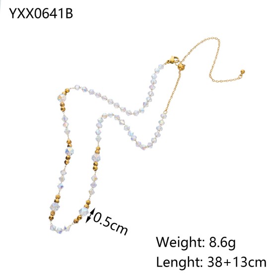 Natural stone series multi-color necklace bracelet