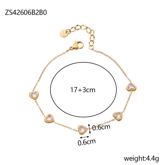 Love stainless steel bracelet