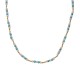 Colorful natural stone layered necklace
