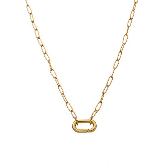 Gold plated stainless steel bracelet