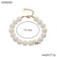 Pearl stainless steel bracelet