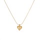 Love bow stainless steel necklace