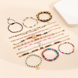 Natural stone bead bracelet