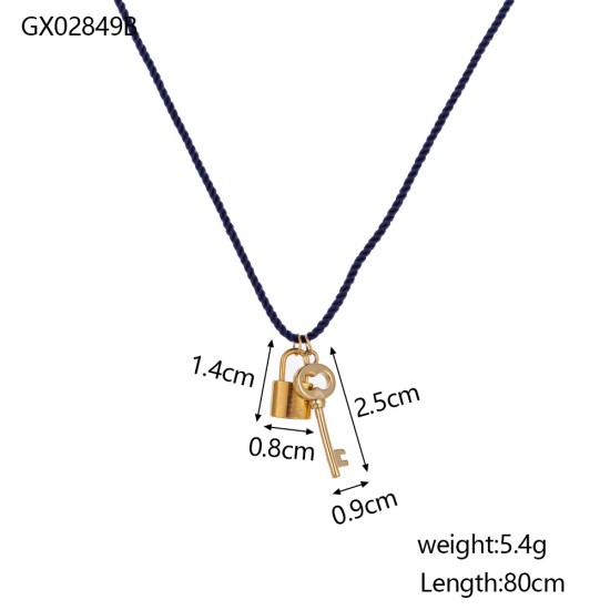 Love bow stainless steel necklace