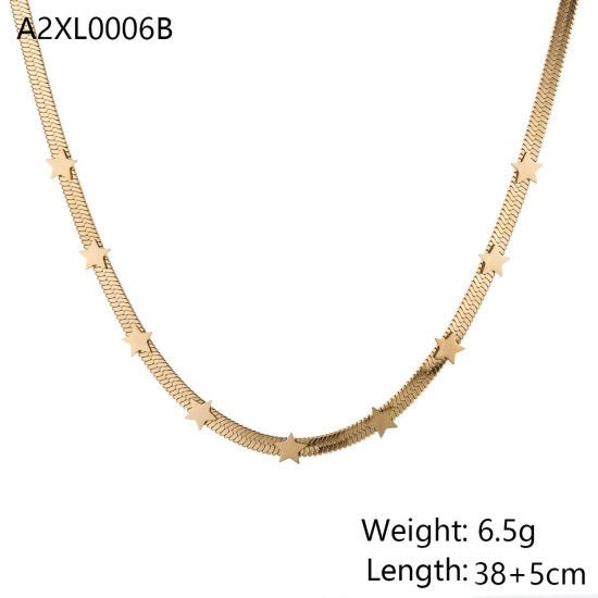 Stainless steel pendant necklace