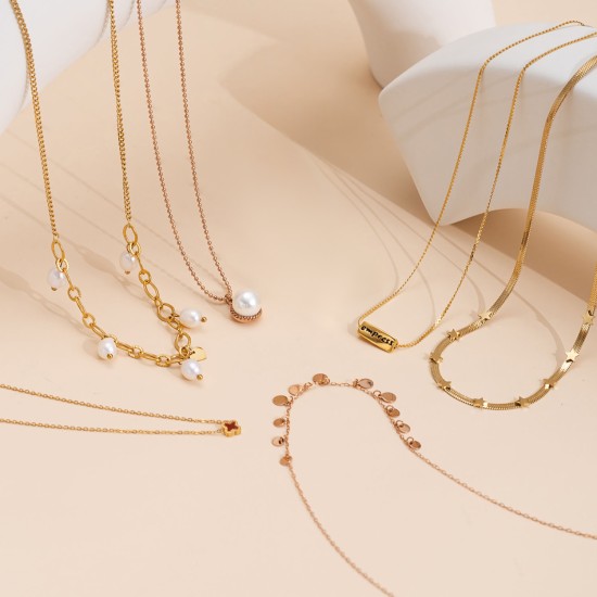 Stainless steel pendant necklace